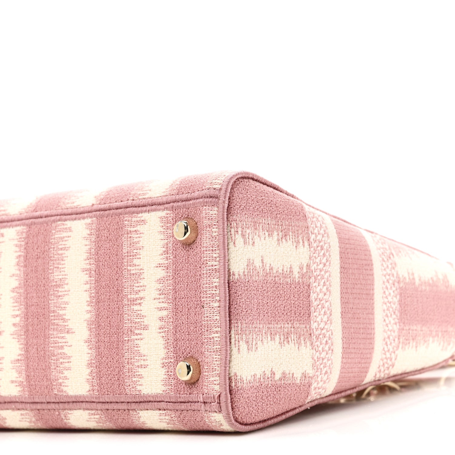 Christian Dior Canvas Medium D-Stripes Lady D-Lite Pink 9 of 9
