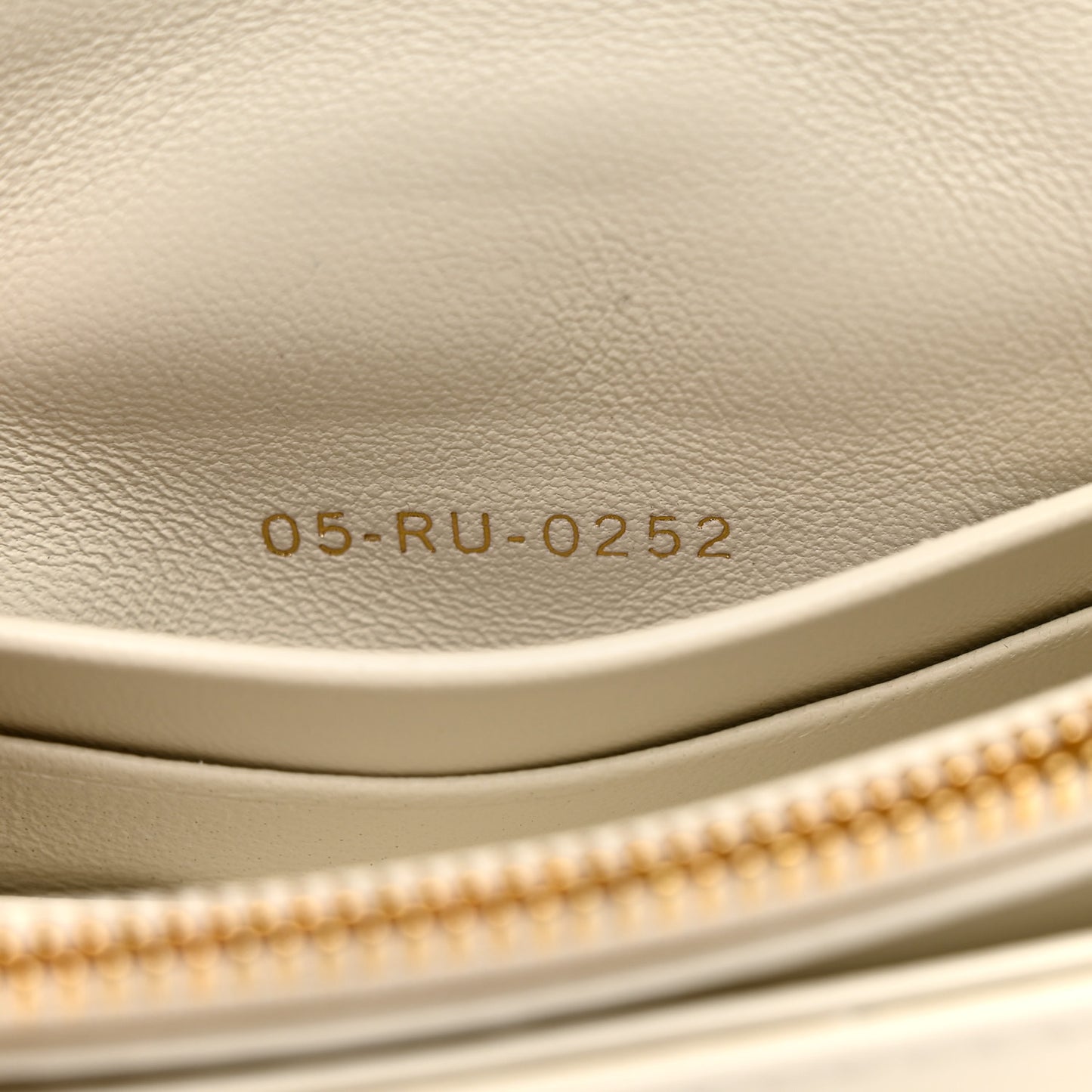 Calfskin Macrocannage Mini Caro Bag White