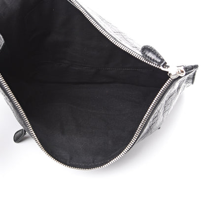 Balenciaga Agneau Giant 12 Silver Hardware Pouch Clutch Black 4 of 6