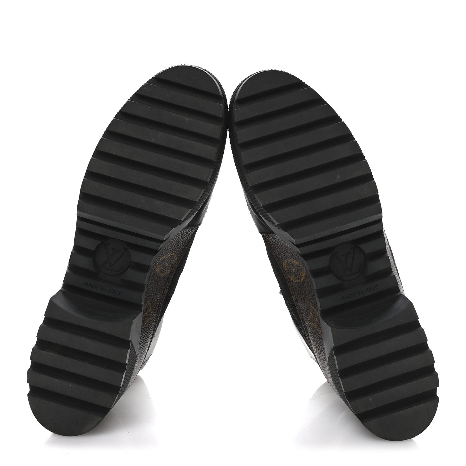 Louis Vuitton Suede Calfskin Monogram Laureate Platform Desert Boots 40.5 Black 6 of 9