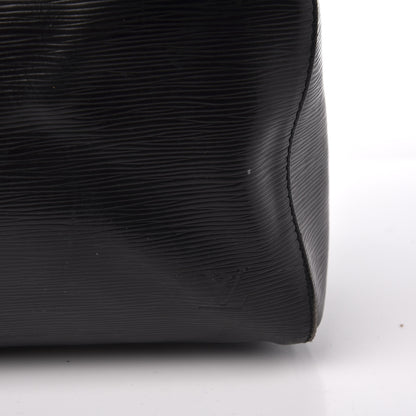 Louis Vuitton Epi Keepall 55 Black 9 of 15