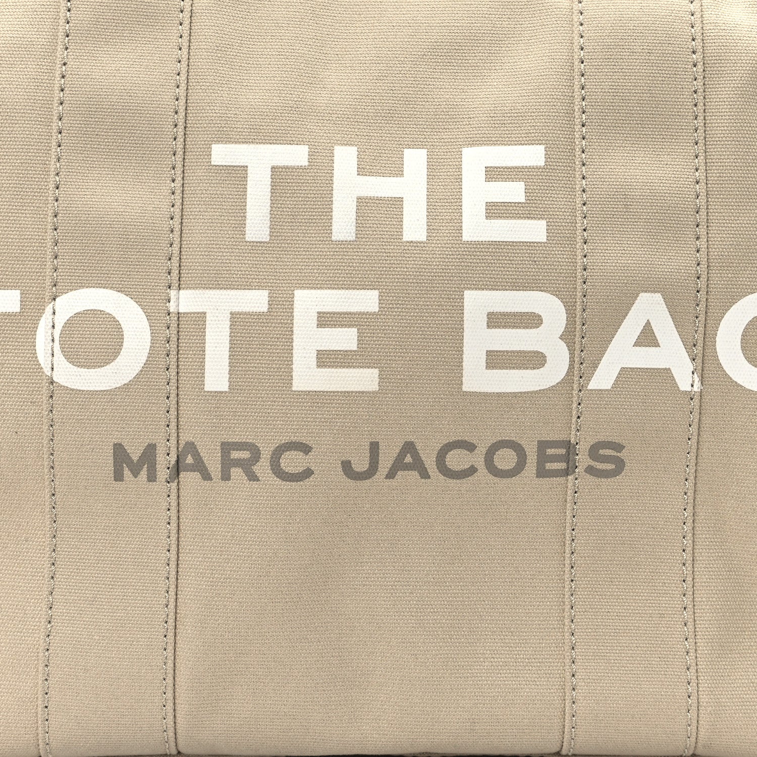 Marc Jacobs Cotton Canvas Large The Tote Bag Beige 8 of 11