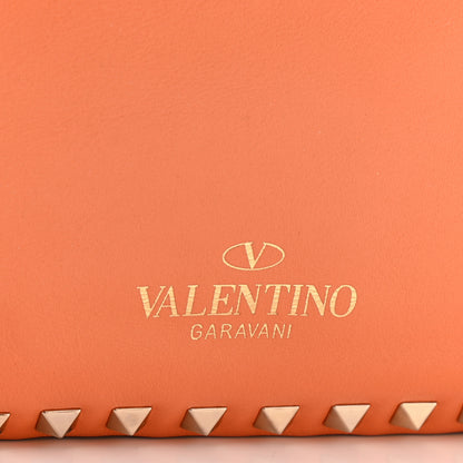 Valentino Garavani Vitello Medium Rockstud Tote Melon Sorbet 10 of 18