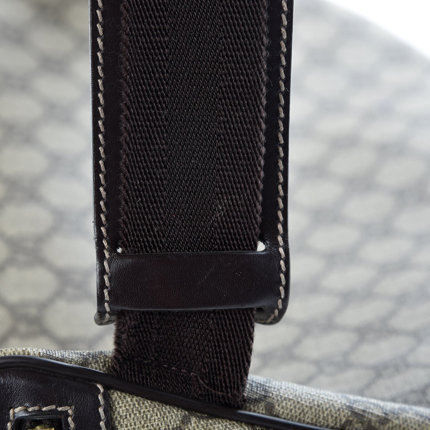 Gucci GG Plus Monogram Belt Bag Dark Brown 10 of 12