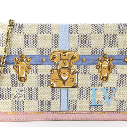 Louis Vuitton Damier Azur Summer Trunks Pochette Weekend 9 of 10