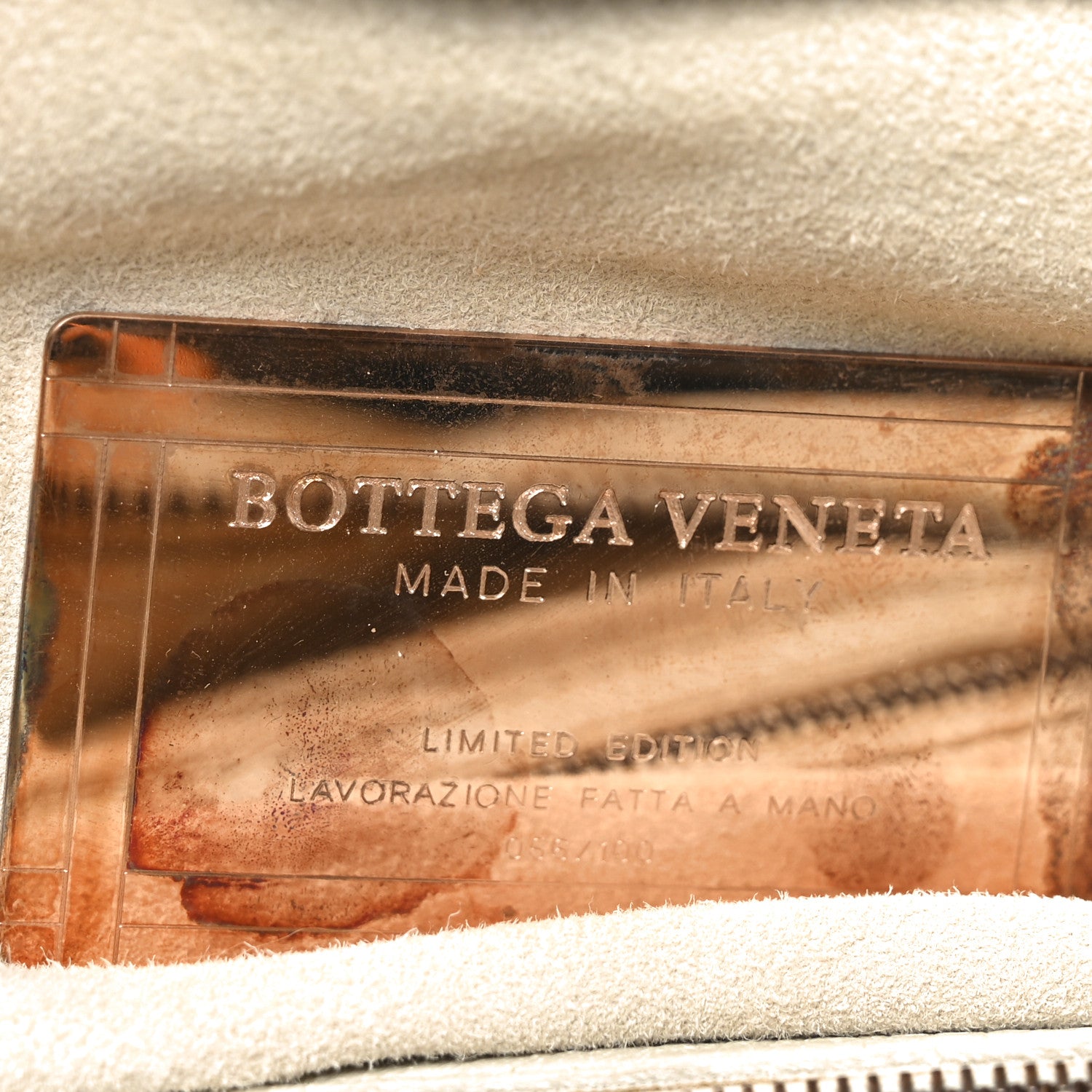 Bottega Veneta Nappa Intrecciato Embroidered Trim Tote Marmo 8 of 12