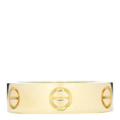 Cartier 18K Yellow Gold 5.5mm LOVE Ring 52 6 1 of 4