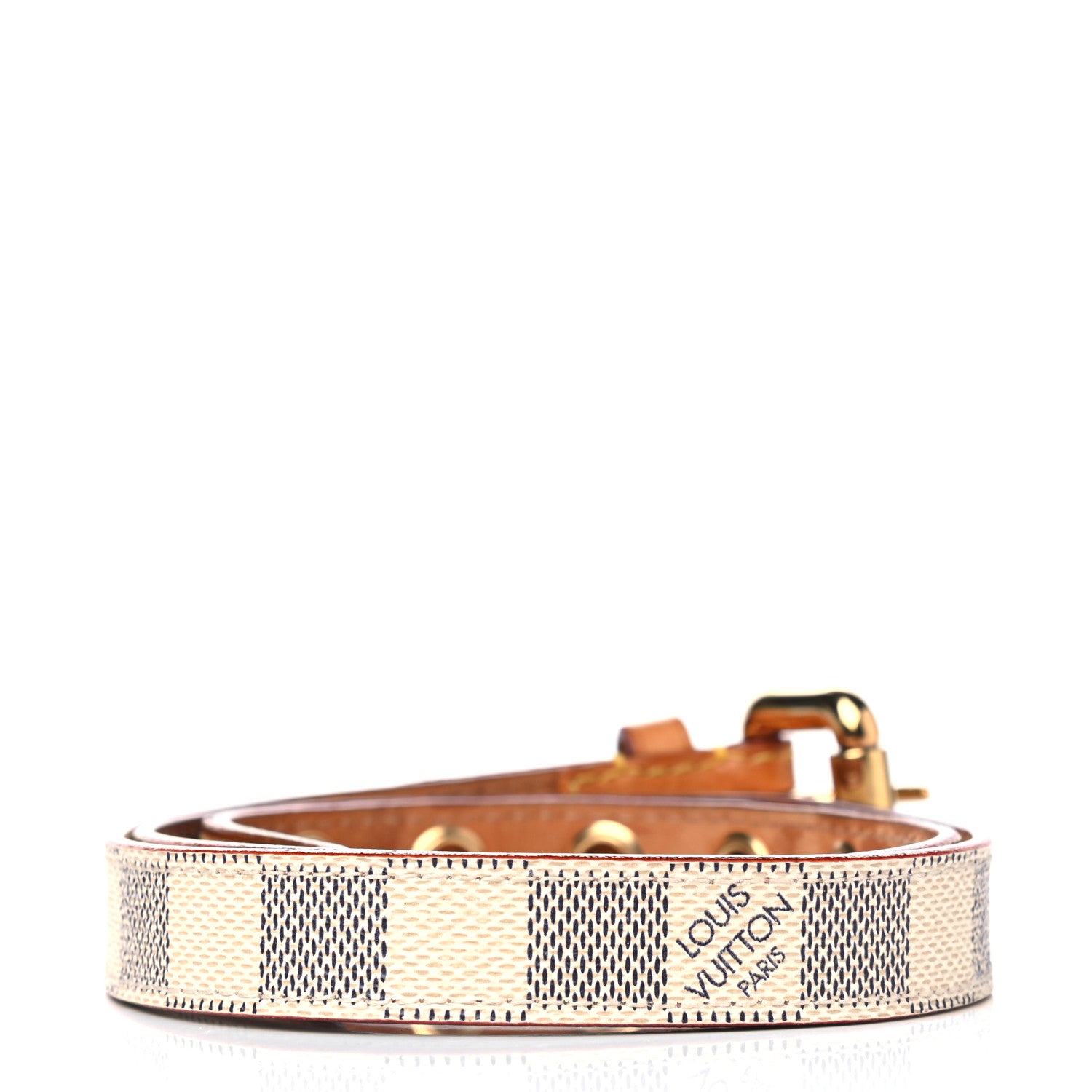 Louis Vuitton Damier Azur 20mm Belt 80 32 2 of 8