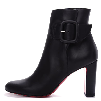 Christian Louboutin Calfskin Tres Olivia 85 Ankle Boots 40.5 Black 1 of 10