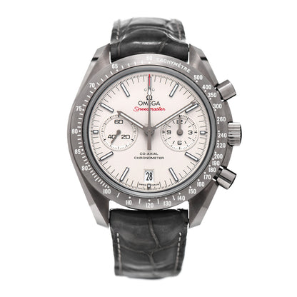 Omega Ceramic Alligator 44mm Speedmaster Chronograph Co-Axial Automatic Watch 311.93.44.51.99.001 1 of 4