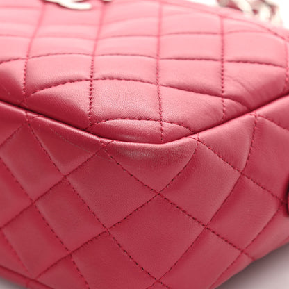 Chanel Lambskin Quilted Camera Case Pink 10 of 16
