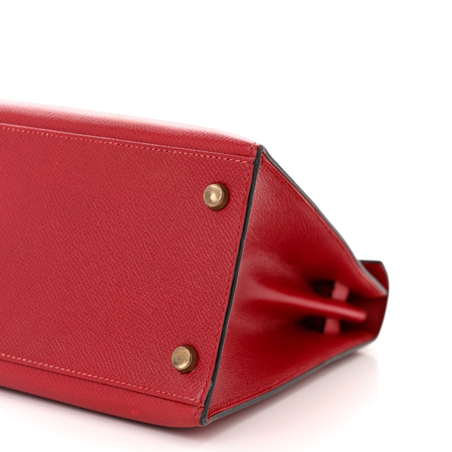 Hermes Courchevel Kelly Sellier 28 Rouge Vif 10 of 11