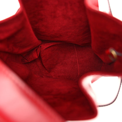Louis Vuitton Epi Sac D'epaule Castillan Red 5 of 10