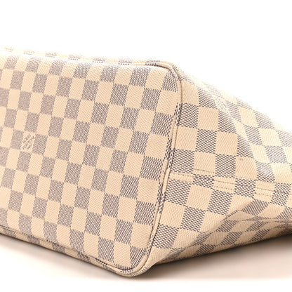 Louis Vuitton Damier Azur Neo Neverfull MM Rose Ballerine 10 of 10