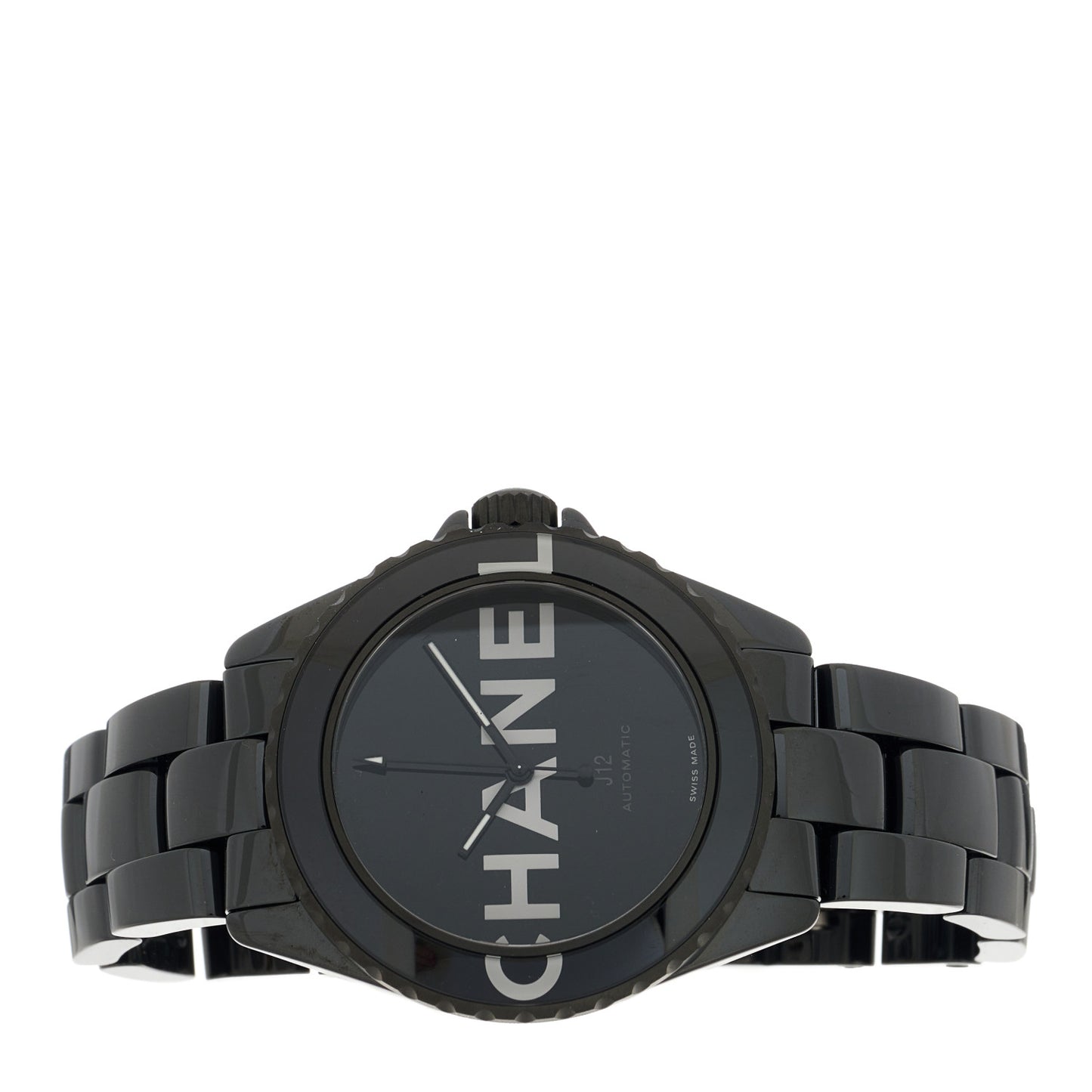 Stainless Steel Ceramic 38mm J12 Wanted de Chanel Automatic Watch Black