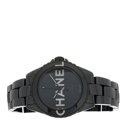 Chanel Stainless Steel Ceramic 38mm J12 Wanted de Chanel Automatic Watch Black 2 of 4