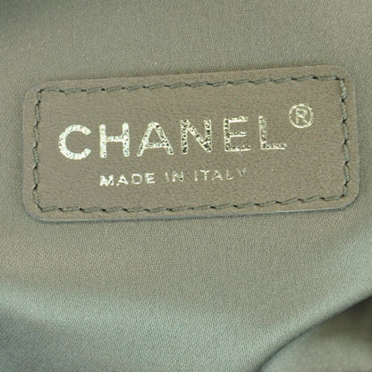 Chanel Lambskin Quilted Flap Black White 7 of 9