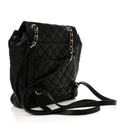 Chanel Lambskin Quilted Small Urban Spirit Backpack Black 3 of 14