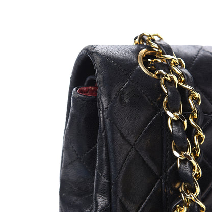 Chanel Lambskin Quilted Small Double Flap Black 8 of 16