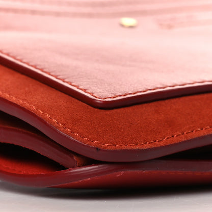 Chloe Calfskin Suede Mini Roy Bag Earthy Red 11 of 12