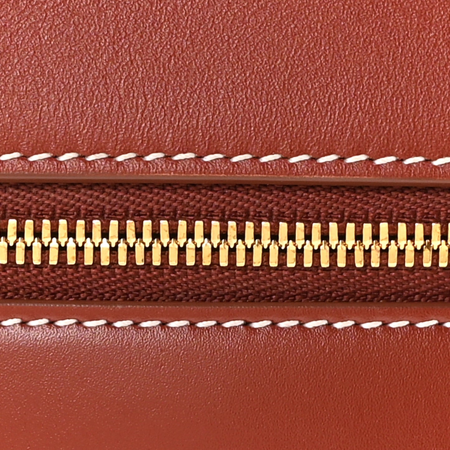Saddle Calfskin Extra Bag L27 Deep Kummel