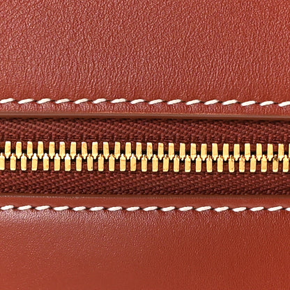 Loro Piana Saddle Calfskin Extra Bag L27 Deep Kummel 7 of 9