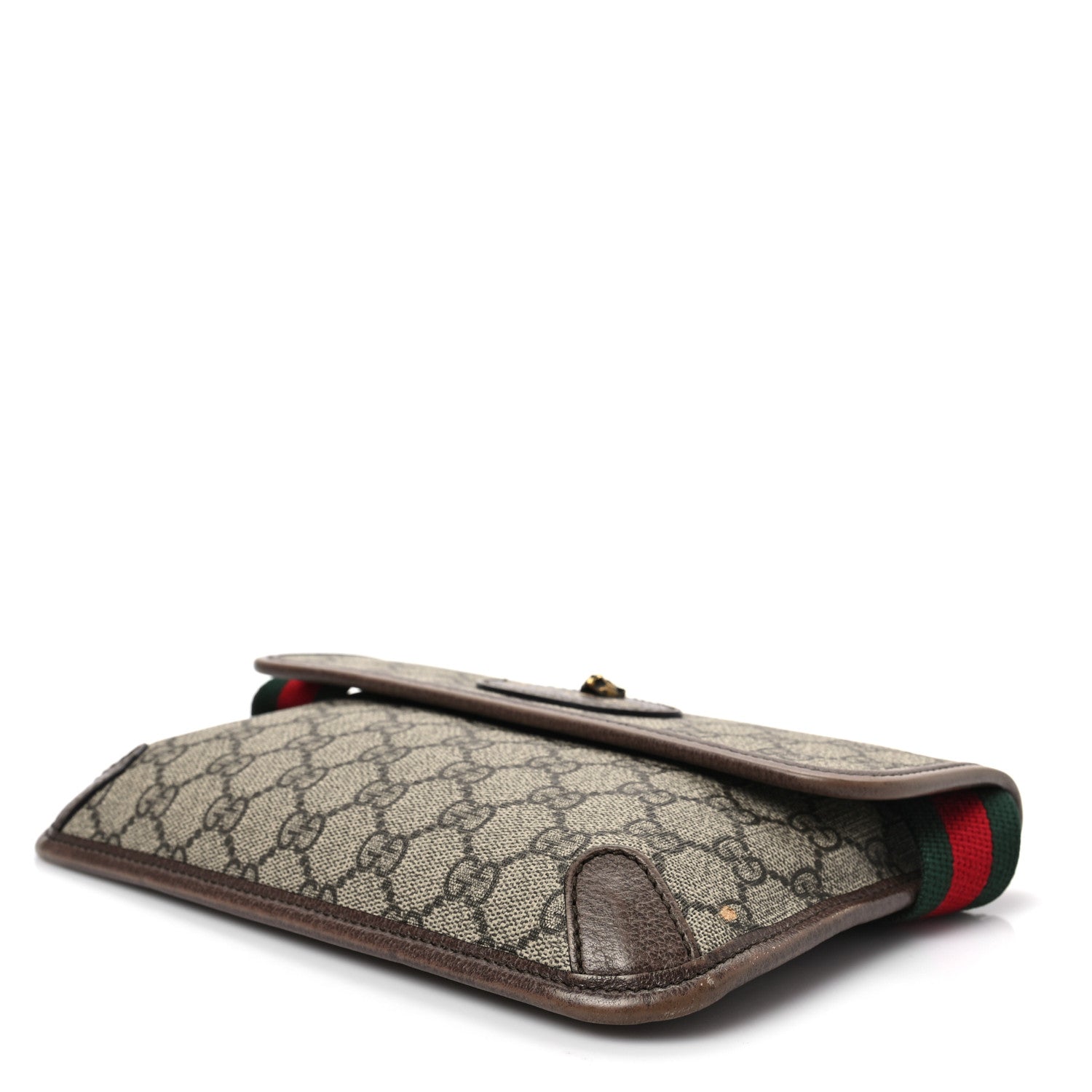 Gucci GG Supreme Monogram Neo Vintage Web Belt Bag Brown 8 of 11