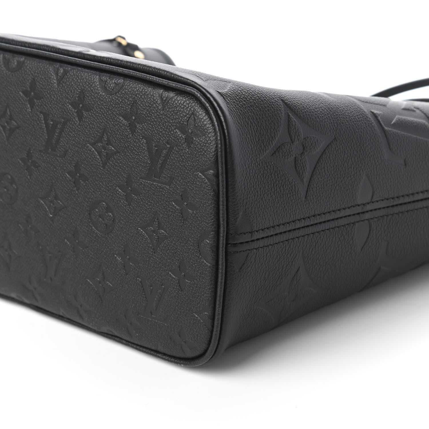 Louis Vuitton Empreinte Monogram Giant Neverfull MM Black 7 of 11
