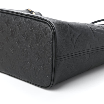 Louis Vuitton Empreinte Monogram Giant Neverfull MM Black 7 of 11