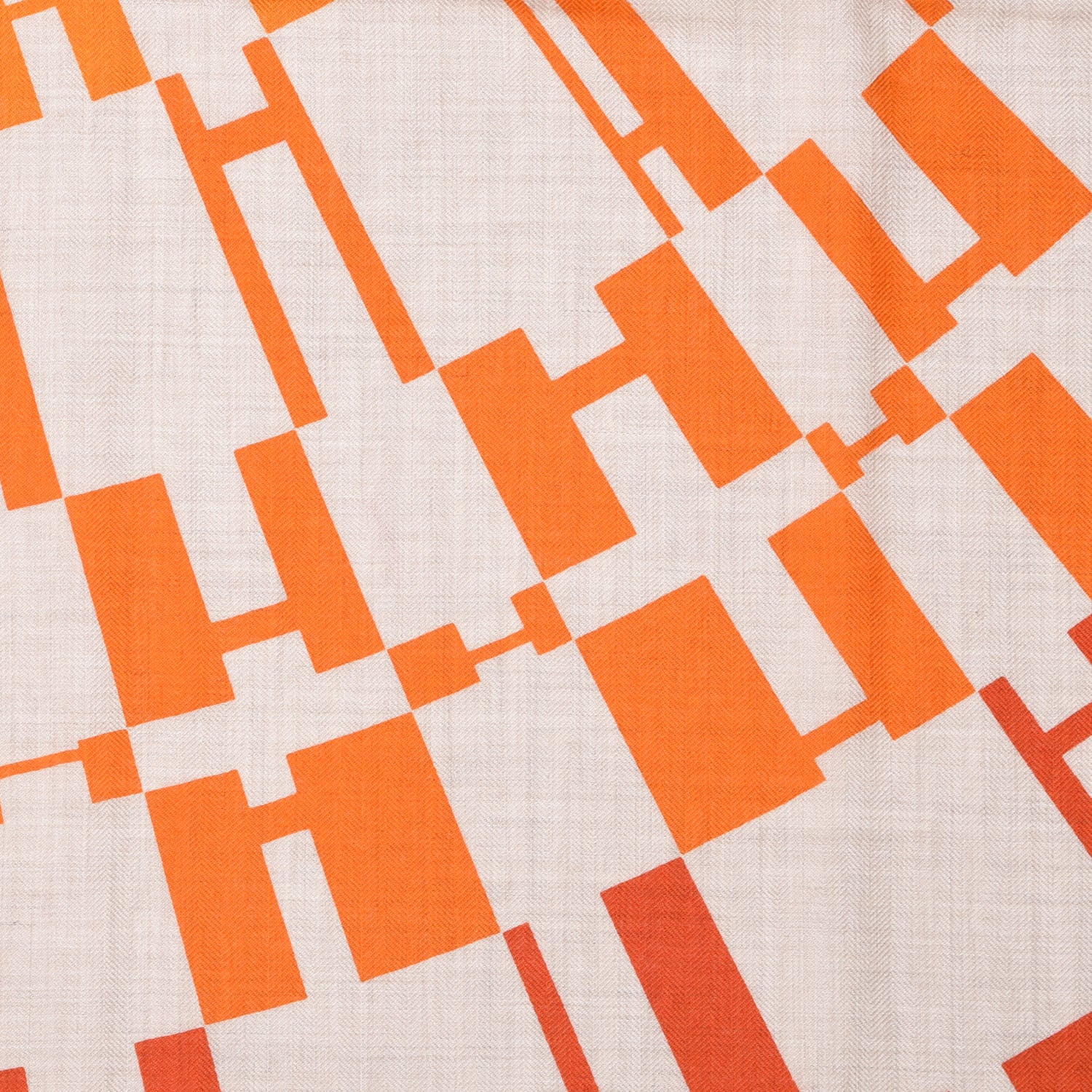Hermes Cashmere Silk Op'H Shawl 140 3 of 4