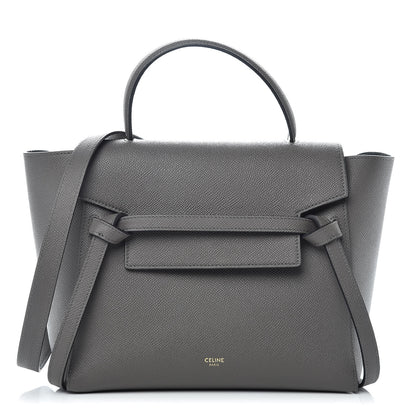 Celine Baby Grained Calfskin Micro Belt Bag Grey 1 of 11