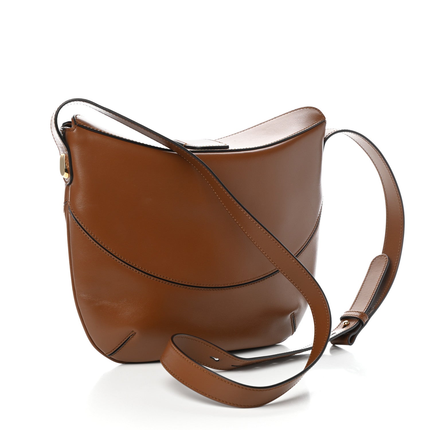 Gucci Boarded Plutone Calfskin Medium Arli Shoulder Bag Nocciola 3 of 9