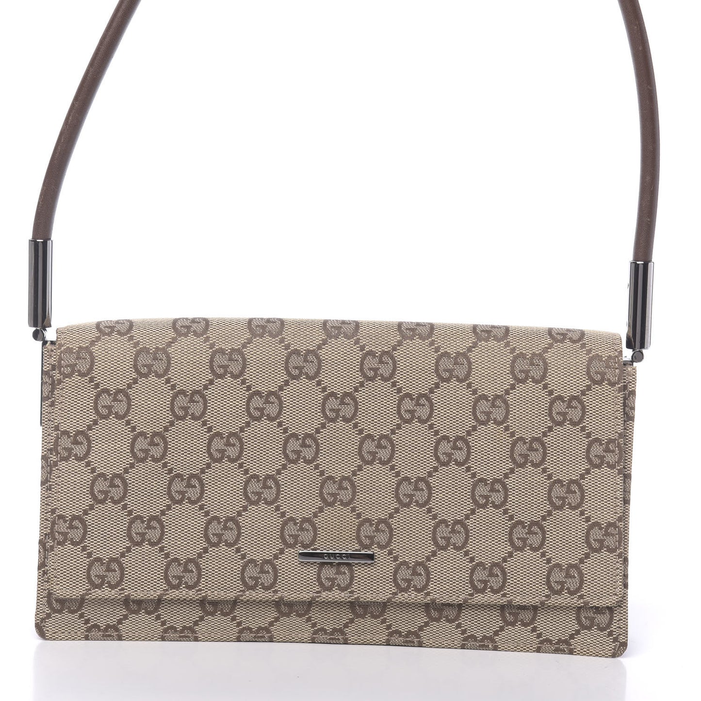 Monogram Flap Bag Brown