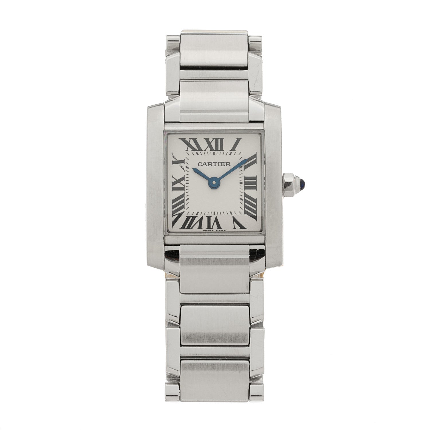 Cartier Stainless Steel 20mm Tank Francaise Quartz Watch 1 of 5