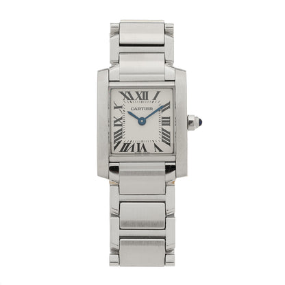 Cartier Stainless Steel 20mm Tank Francaise Quartz Watch 1 of 5