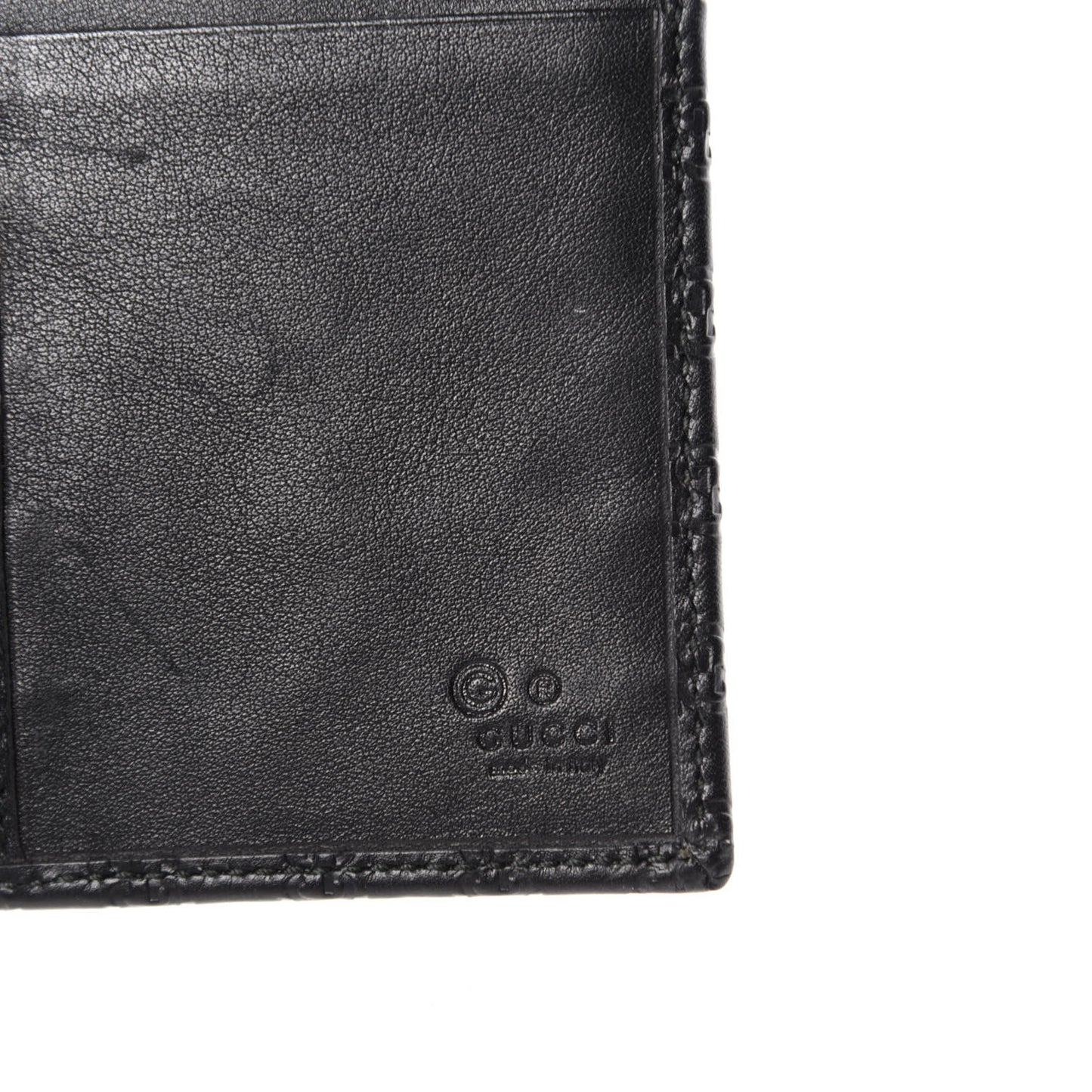 Soft Microguccissima Continental Wallet Black