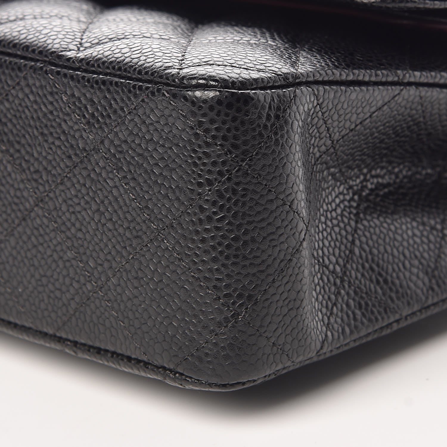 Chanel Caviar Quilted Medium Double Flap Black 9 of 10