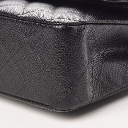 Chanel Caviar Quilted Medium Double Flap Black 9 of 10