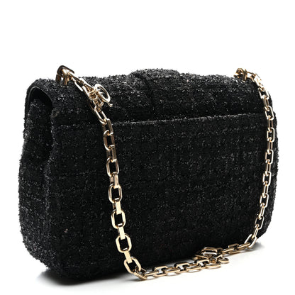 Christian Dior Tweed Medium Miss Dior Flap Black 3 of 9