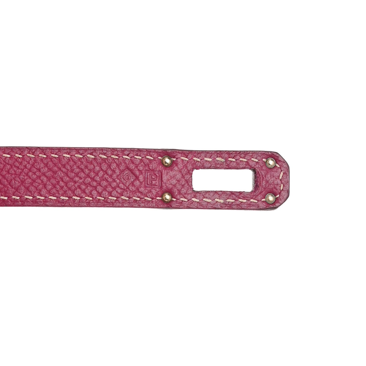 Hermes Epsom Candy Kelly Longue Wallet Tosca Rose Tyrien 7 of 17