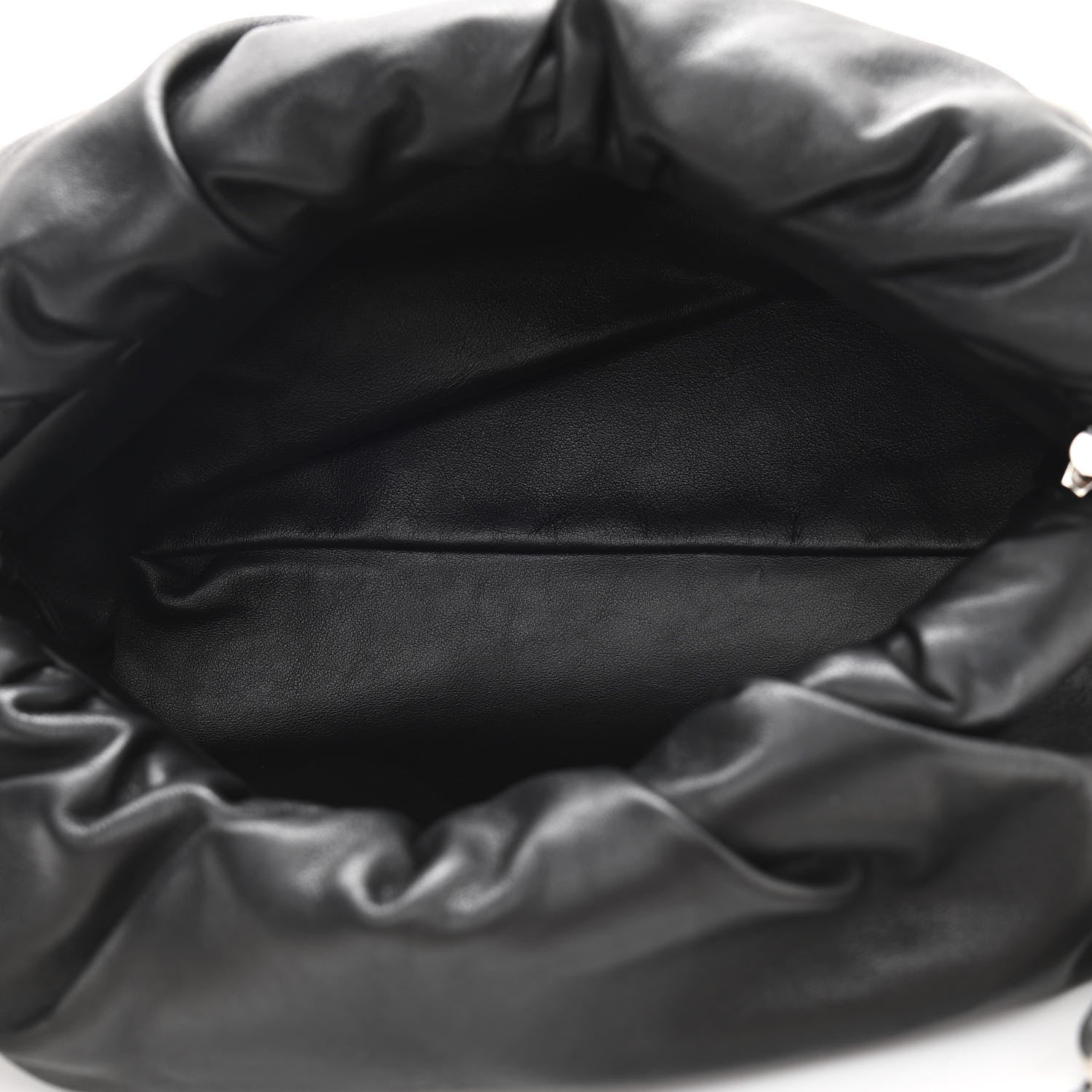 Bottega Veneta Calfskin The Pouch Chain Black 5 of 10