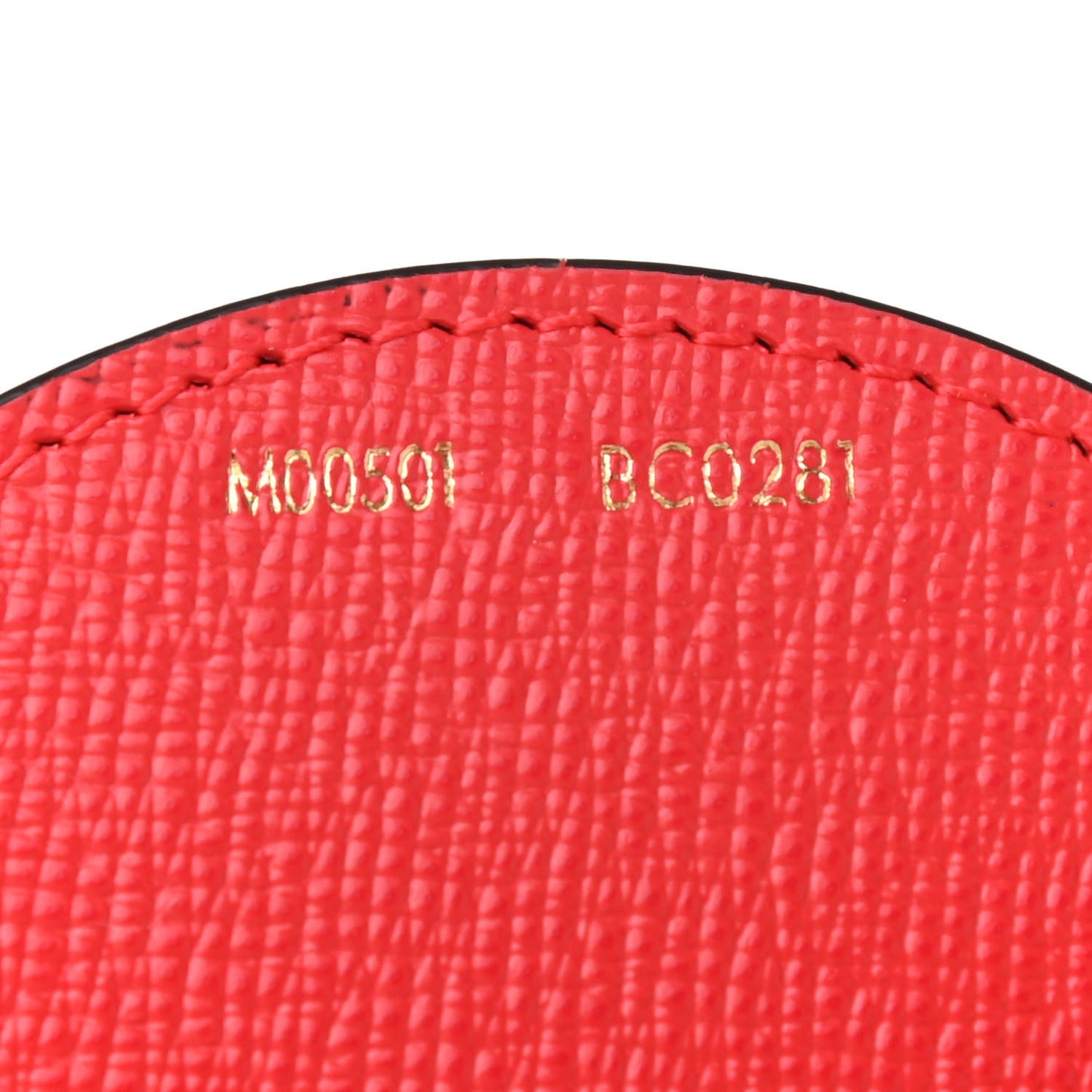 Monogram 2021 Christmas Animation London Bag Charm Key Ring Red