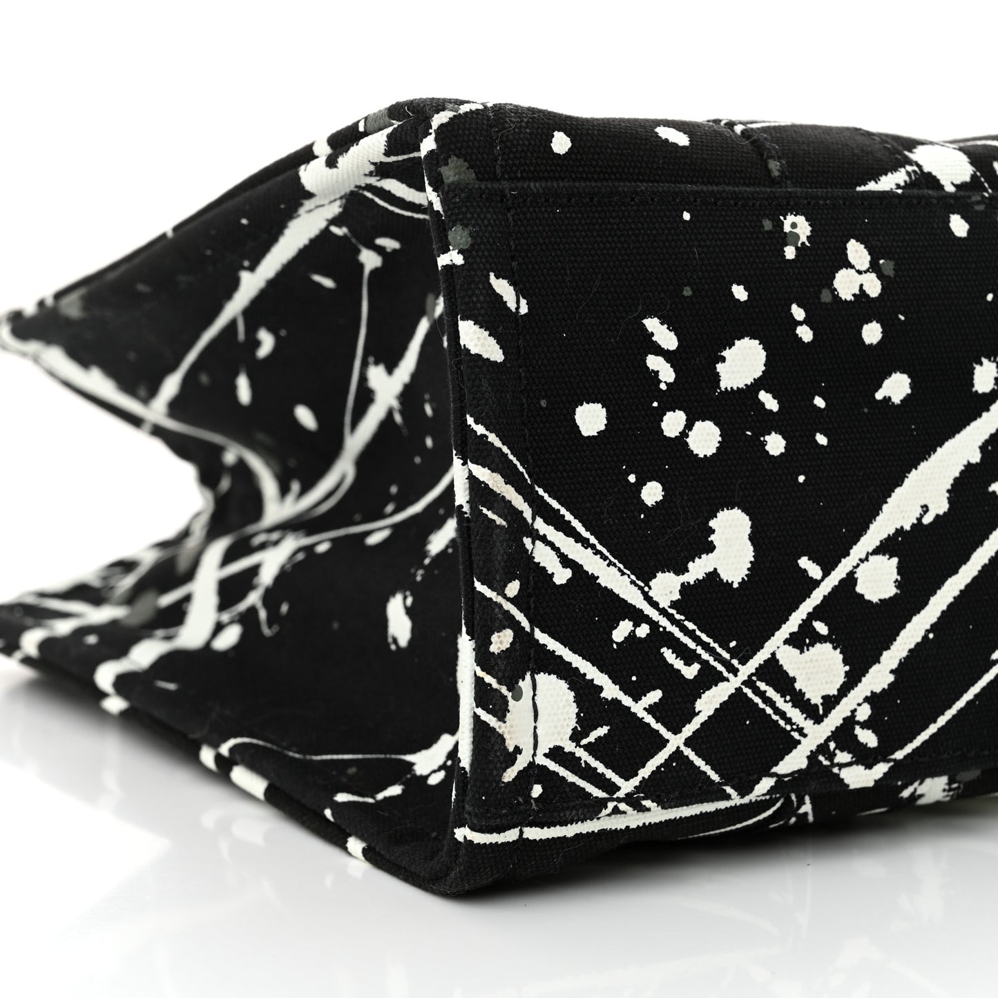 Canvas Splatter Medium The Tote Bag Black