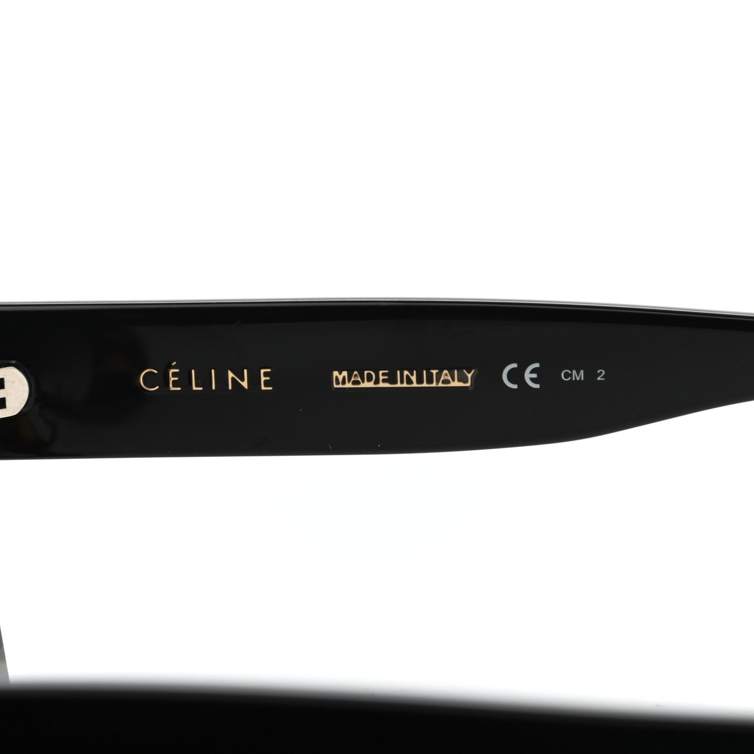 Celine Shadow Sunglasses CL 41026/S Black Havana 6 of 6