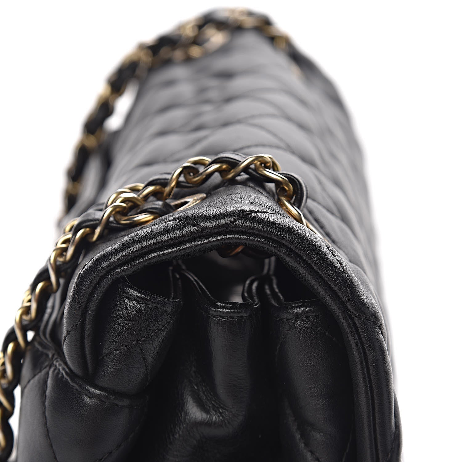 Chanel Calfskin Quilted Jumbo Soft Elegance Flap Black 12 of 16