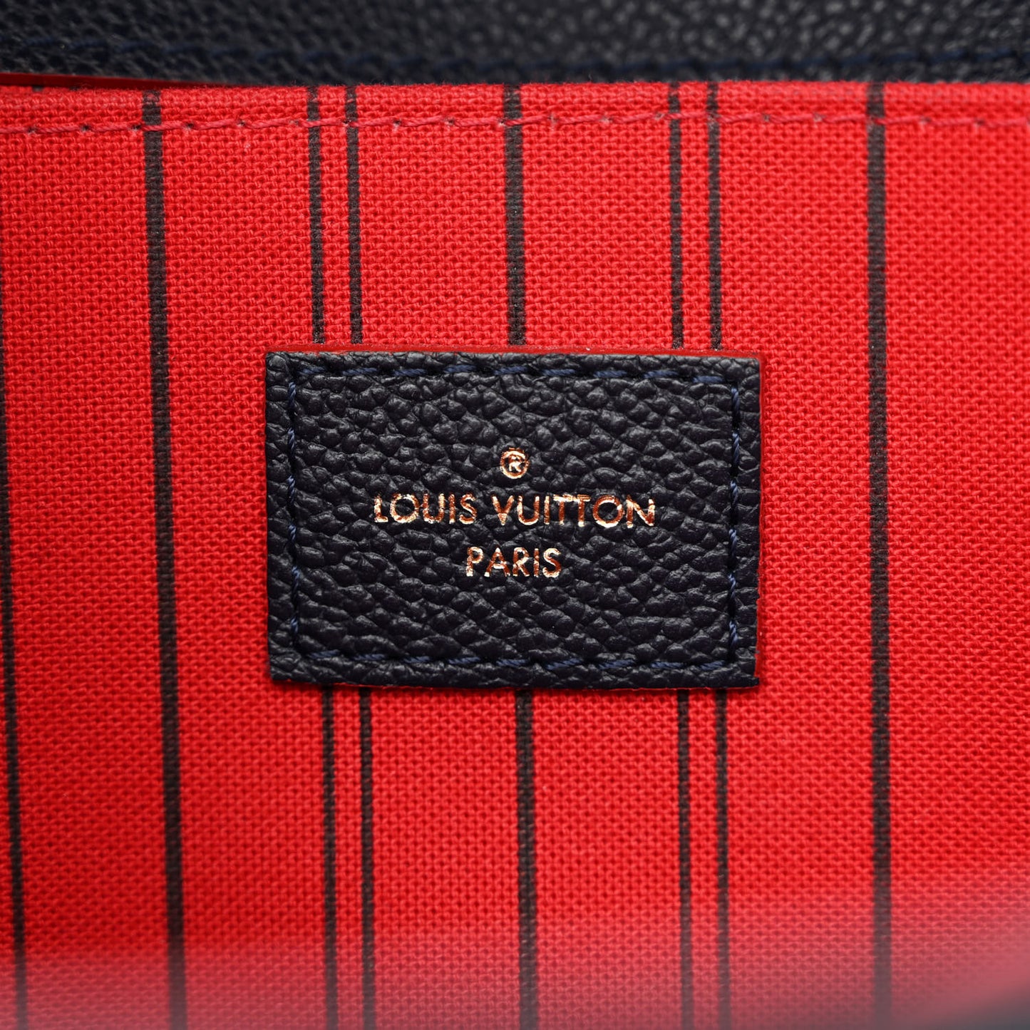 Empreinte Pochette Metis Marine Rouge