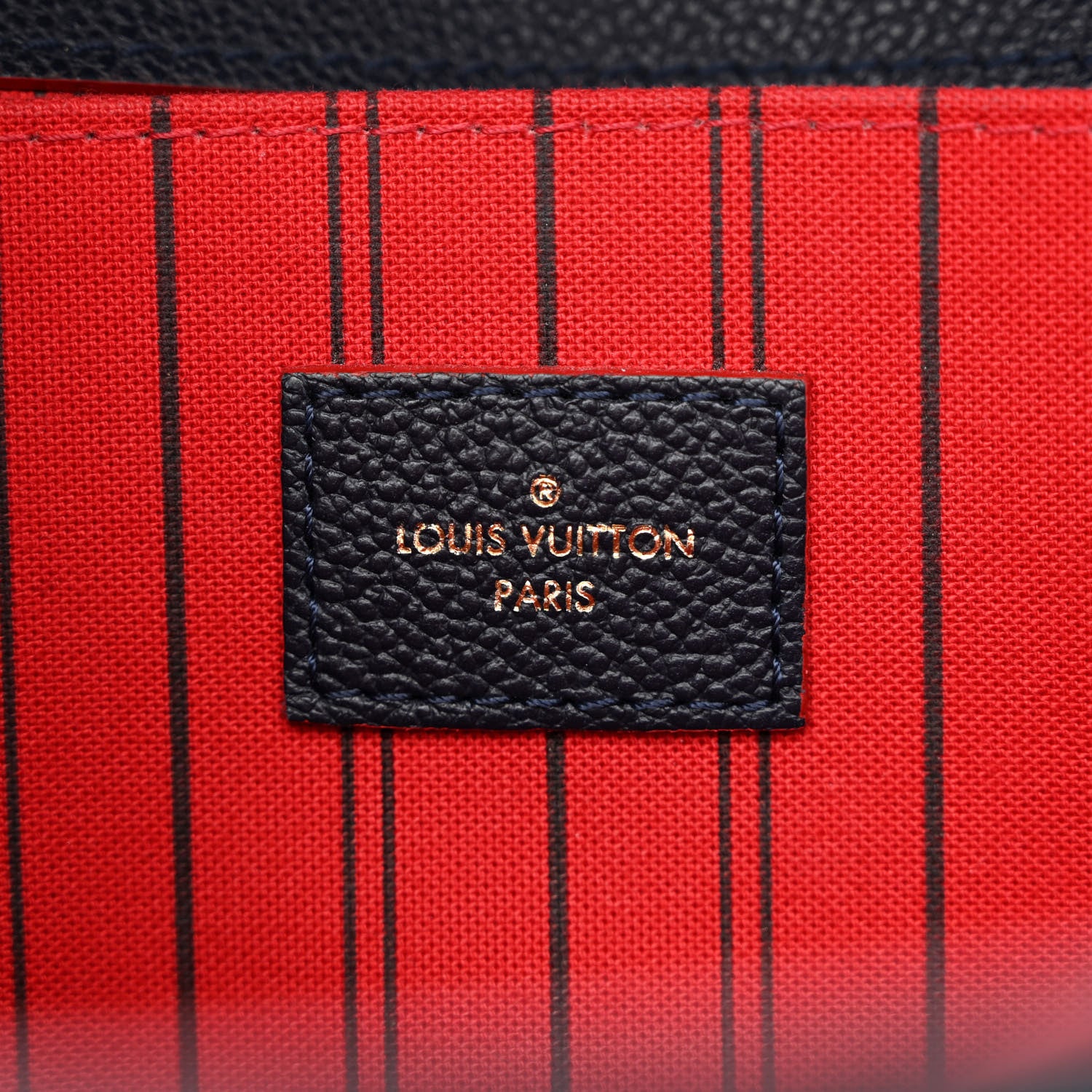 Louis Vuitton Empreinte Pochette Metis Marine Rouge 6 of 12