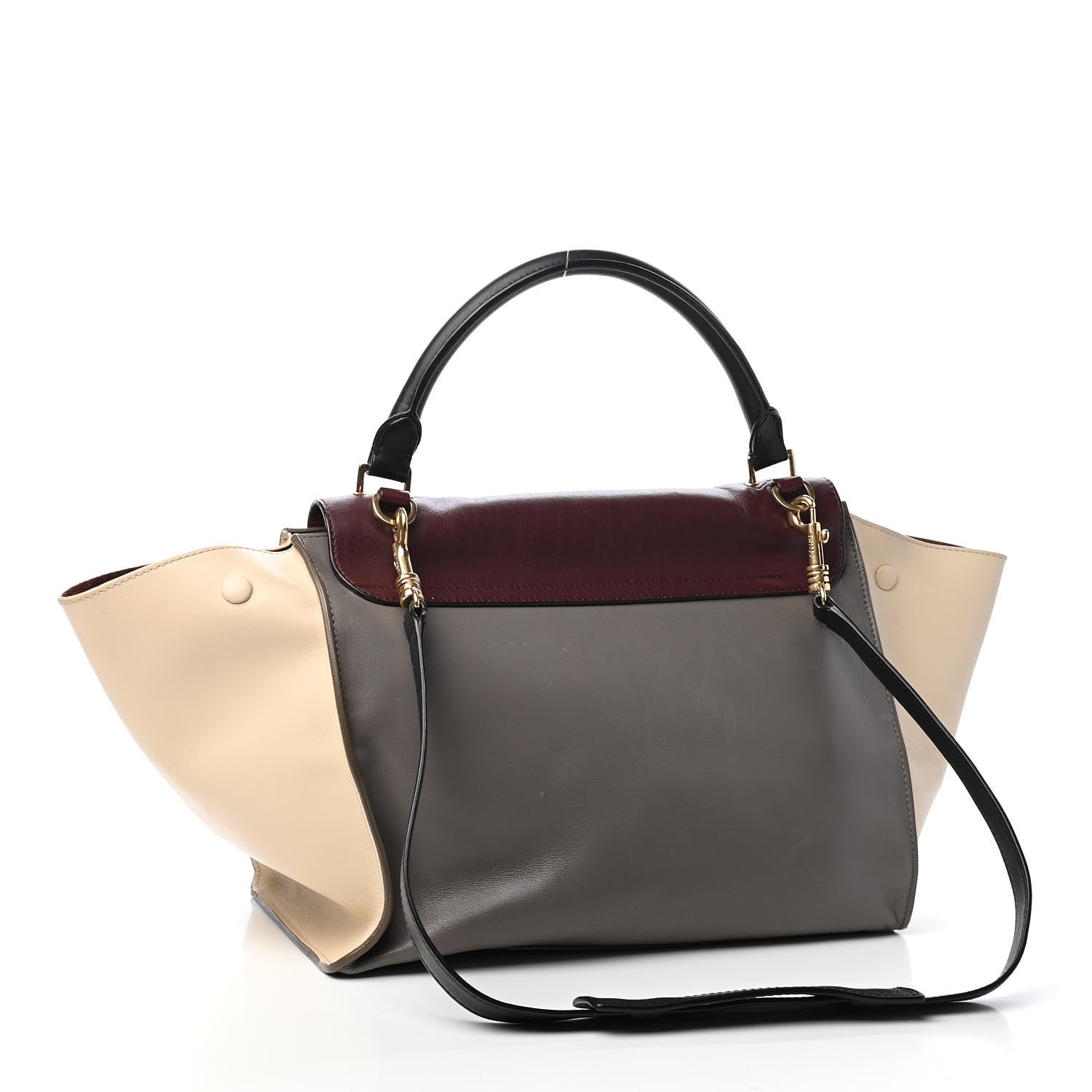 Celine Smooth Calfskin Medium Tri-Color Trapeze 3 of 11