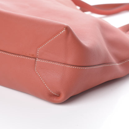 Hermes Sikkim Taurillon Clemence Double Sens 36 Reversible Tote Crevette 6 of 9