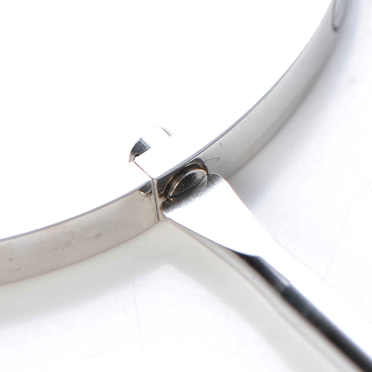 Cartier 18K White Gold Small LOVE Bracelet 17 4 of 6
